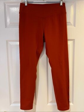 PINK Victoria's Secret Rust Orange High-Waist Cozy Leggings